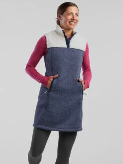 Callitrix Fleece Vest Dress 12 Callitrix Fleece Vest Dress -Title Nine Sales 100934 03