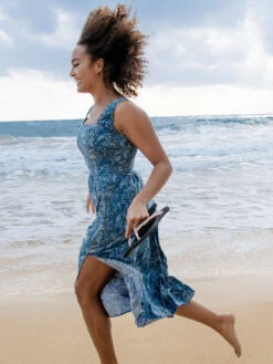 Crusher Column Maxi Dress