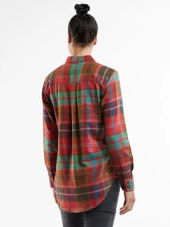 Plaiditude Droptail Shirt -Title Nine Sales 182514 04
