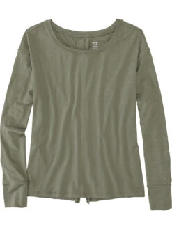 Phoenix Pleat Back Long Sleeve Top -Title Nine Sales 400913 01