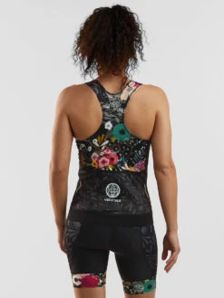 Ride Relentless Cycling Tank Top - Night Garden -Title Nine Sales 421304 04