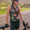 Ride Relentless Cycling Tank Top - Night Garden -Title Nine Sales 421304 m