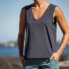 Round Trip Pocket Tank Top - Solid 2 Round Trip Pocket Tank Top - Solid -Title Nine Sales 430980 m