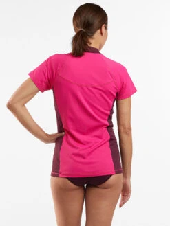 Sunbuster 1/2 Zip Short Sleeve Sun Shirt - Solid -Title Nine Sales 430987 04