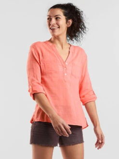 Moorea Gauze Textured Shirt