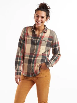 Plaiditude Heavyweight Flannel Shirt -Title Nine Sales 462556 03