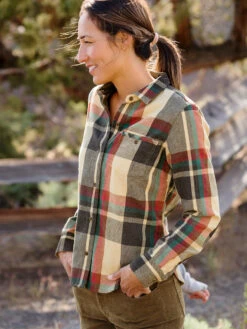 Plaiditude Heavyweight Flannel Shirt -Title Nine Sales 462556 05