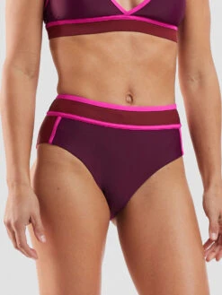 Rockaway High Waisted Bikini Bottom - Colorblock