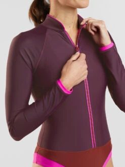 Montera One Piece Swimsuit - Colorblock -Title Nine Sales 600938 04