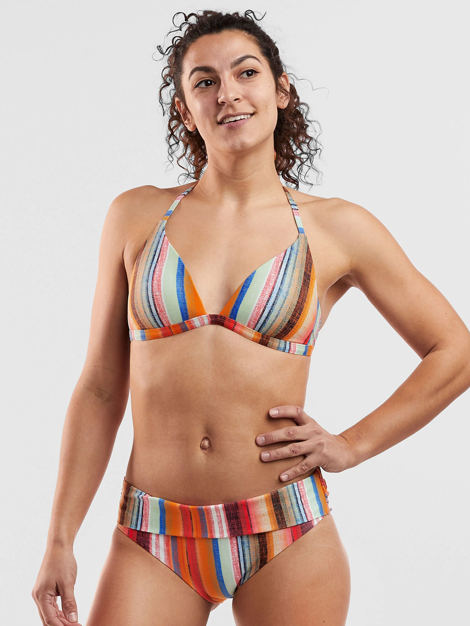 Prana Nymph Halter Bikini Top - Baja Stripe 4 Prana Nymph Halter Bikini Top - Baja Stripe - Image 2