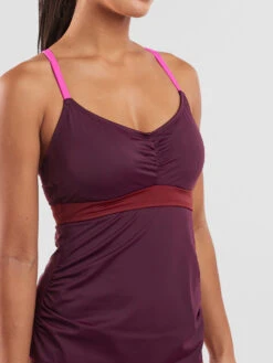 Tidal Rave Underwire Tankini Top - Colorblock -Title Nine Sales 629281 03