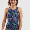 Selkie High Neck One Piece Swimsuit - Amazonia 2 Selkie High Neck One Piece Swimsuit - Amazonia -Title Nine Sales 629336 01
