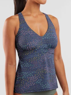 Phenom Underwire Tankini Top - Alpen Bloom -Title Nine Sales 629338 04