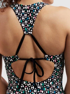 Selkie High Neck One Piece Swimsuit - Wild Waves 9 Selkie High Neck One Piece Swimsuit - Wild Waves -Title Nine Sales 629345 04