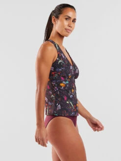 Better Tankini Top - Midnight Garden -Title Nine Sales 633543 03