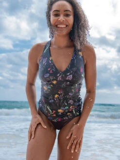 Better Tankini Top - Midnight Garden