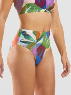 Streamline High Waisted Bikini Bottom - Bora Bora -Title Nine Sales 633568 03